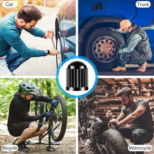 Miniatura 6 de HZJD Brass Presta Valve Adapter, Convert Presta to Schrader Adaptor for Bike, Inflate Tire Using Standard Pump or Air Compressor, Tire Valve