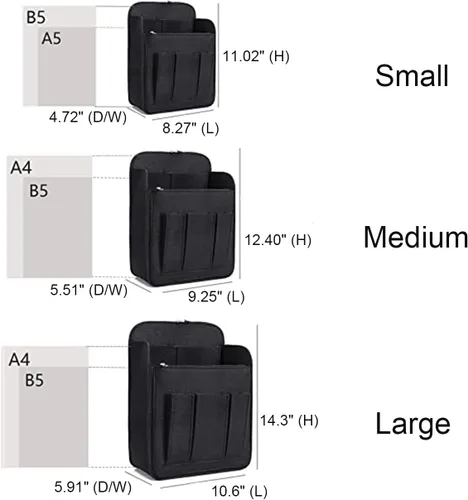 Miniatura 2 de Yoillione Organizador de mochila de fieltro para mujeres y hombres, mochila de viaje grande