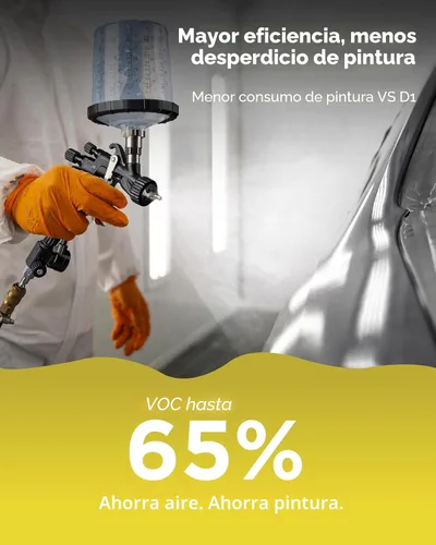 Miniatura 5 de InoKraft Drizzle Pro LVLP - Pistola pulverizadora, rendimiento preciso de bajo exceso de pulverización con diseño ultraligero de 11.99 oz. Incluye