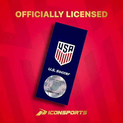 Miniatura 7 de Icon Sports Balón de fútbol oficial de la Federación de Fútbol de USA83BL-Blanco