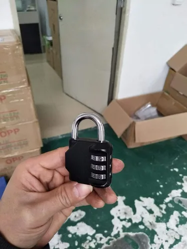 Miniatura 3 de DonJon Candado, paquete de 2 candados de combinación de 3 dígitos para gimnasio, casillero al aire libre y escuela, valla, cerrojo y almacenamiento