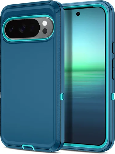 Miniatura 17 de I-HONVA Funda para Google Pixel 7 a Prueba de Golpes/Polvo/Caídas de 3 Capas con Protección Completa del Cuerpo [Sin Protector de Pantalla] Funda