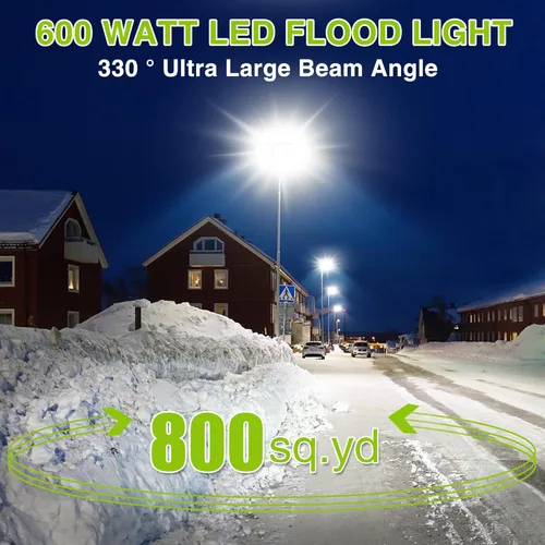 Miniatura 27 de STASUN - Luz de inundación LED para exteriores, 150 W, 15000 lúmenes, 6000 K, luz blanca IP66, impermeable, luz de estacionamiento comercial, 3