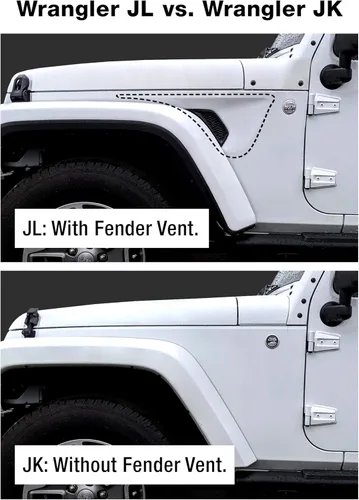 Miniatura 2 de TYGER kit de blindaje con estrellas para Jeep Wrangler JK 2 puertas 2007-2017 Negro texturado Estribo lateral Barras para laterales