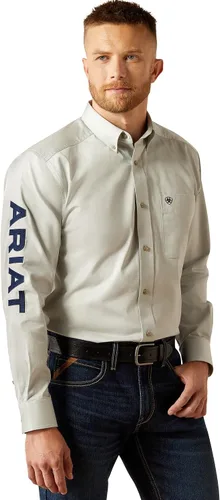 Miniatura 23 de Ariat Camisa de sarga con logotipo del equipo para hombre