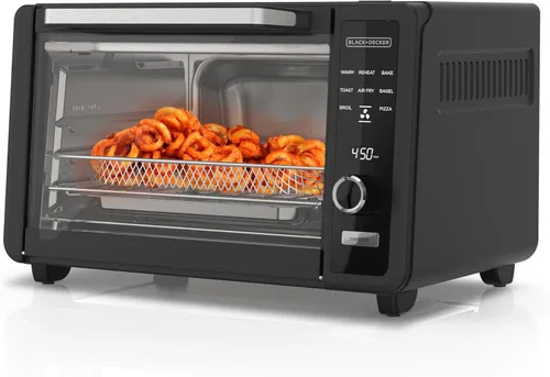 Miniatura 2 de BLACK+DECKER Crisp 'N Bake™ Horno tostador para freír digital de 6 rebanadas