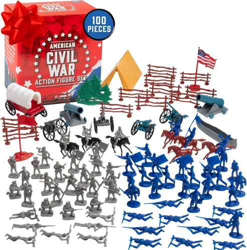 Figuras de acción de militares de la Guerra Civil, gran cubeta de soldados de la Guerra Civil (más de 100 artículos)