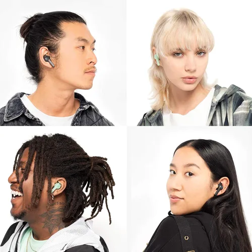 Miniatura 6 de Auriculares in-ear inalámbricos Skullcandy Indy Evo, batería de 30 horas, micrófono, funciona con iPhone, Android y dispositivos Bluetooth - Gris