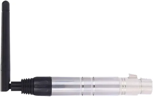 Miniatura 8 de Lixada DMX512 DMX Dfi DJ 2.4G transmisor inalámbrico con adaptador controlador de iluminación de antena 23DBM alta potencia 1000M ultra larga