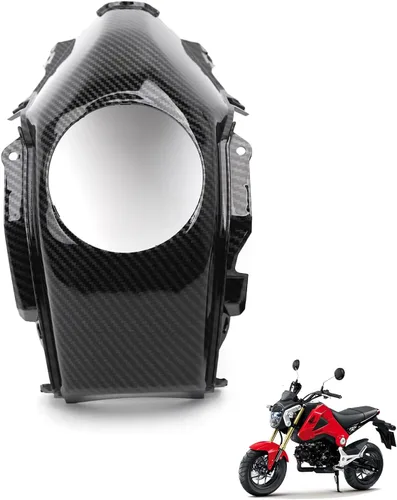 Miniatura 7 de Mokuo Cobertura de Faro Negro para Motocicleta Fit para Honda Grom Msx125 SF 2013-2016 Kit de Carenados Piezas