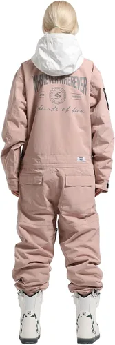 Miniatura 2 de Trajes de esquí de una pieza para mujer, impermeables, resistentes al viento, traje de nieve aislado, para deportes de nieve