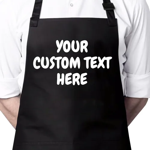 Delantal personalizado para hombres y mujeres, chefs, con texto de nombre personalizado, regalos personalizados de horneado para Navidad, cocina,