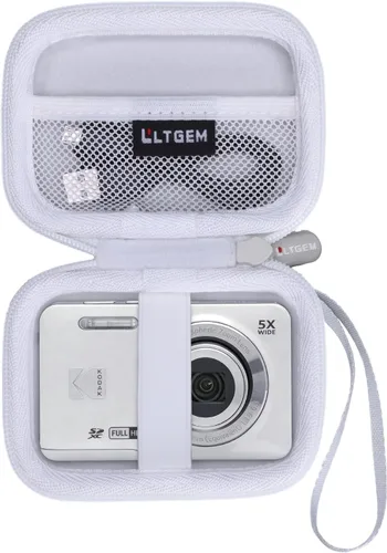 Miniatura 11 de LTGEM - Funda compatible con cámara digital Kodak PIXPRO Friendly Zoom FZ55 de 16 MP, color negro