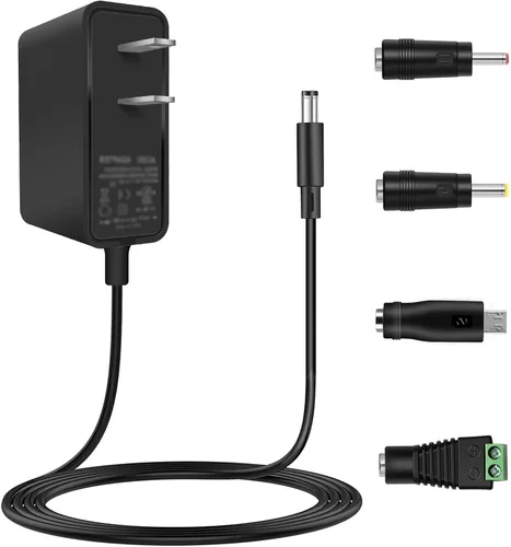 Adaptador de fuente de alimentación UL DC 6V 2A Adaptador de alimentación 6Volt Cargador DC en 6V Cable de alimentación 100mA 300mA 400mA 500mA