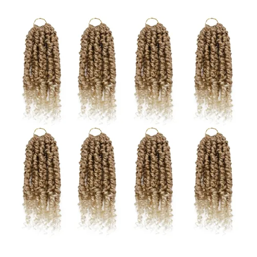 Miniatura 90 de Pelo de Passion Twist – 8 paquetes de 18 pulgadas Passion Twist Crochet para mujeres, cabello rizado pretrenzado Passion Twists extensiones de #2