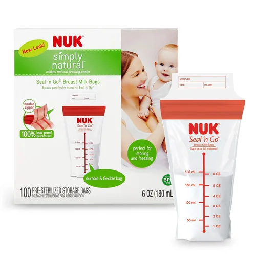 Miniatura 7 de Bolsas para leche materna NUK Seal N Go, Multicolor/Ninguno