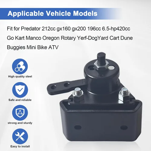 Miniatura 4 de Go kart Brakes Pinza de freno mecánica con soporte negro