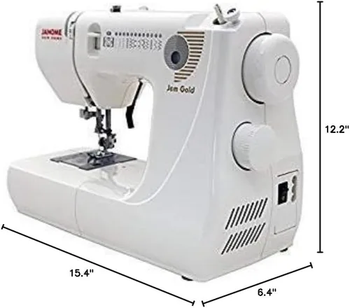 Miniatura 3 de Janome Jem Gold 660 - Máquina de coser con kit de 3 piezas