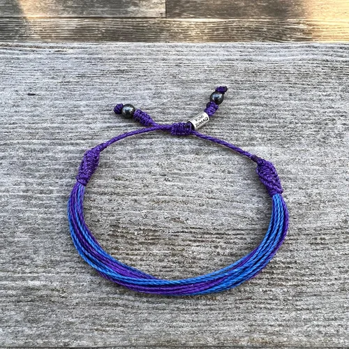 Miniatura 50 de Rumi Sumaq Pulsera de concientización para hombres, mujeres y niños – Pulsera de apoyo tejida ajustable anudada a mano – Pulsera de conciencia sutil
