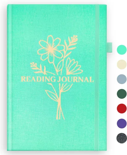 Miniatura 8 de Diario de lectura, diario de lectura de libros, seguimiento y revisa tu lectura, accesorios de libros de regalo para amantes de los libros y Verde