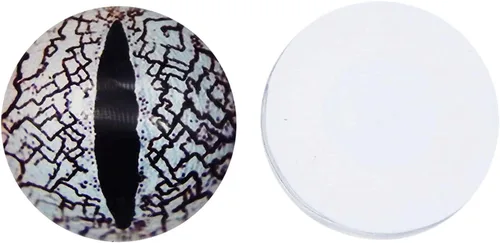 Miniatura 5 de Julie Wang Cabujón de cristal de ojos de dragón de 0.709 in, 40 unidades, para esculturas de arcilla, accesorios para hacer joyas, manualidades