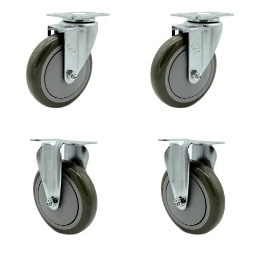 Miniatura 51 de Service Caster Marca – Compatible con/reemplazo para – Carritos de limpieza de conserje – Se adapta a la mayoría de carritos de limpieza Rubbermaid