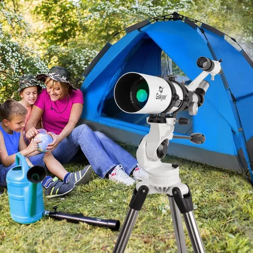 Miniatura 5 de Gskyer Telescopio, telescopios para adultos, telescopio refractor astronómico AZ de 80 mm para niños, astronomía para adultos, alcance de tecnología