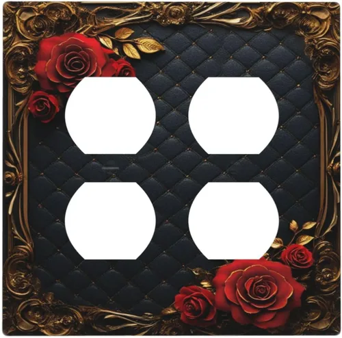 Miniatura 89 de Cubiertas Decorativas para Tomacorrientes Boho Floral Beige Flor y Hoja Botánico 1 Gang Interruptor de Luz Dúplex Placa Cubierta Placas de Boho