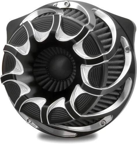 Miniatura 2 de Kit de filtro de filtro de aspiración de aire de motor CNC de corte de borde de aluminio M8 apto para 2017-2020 FLHXS Street Glide Special Touring