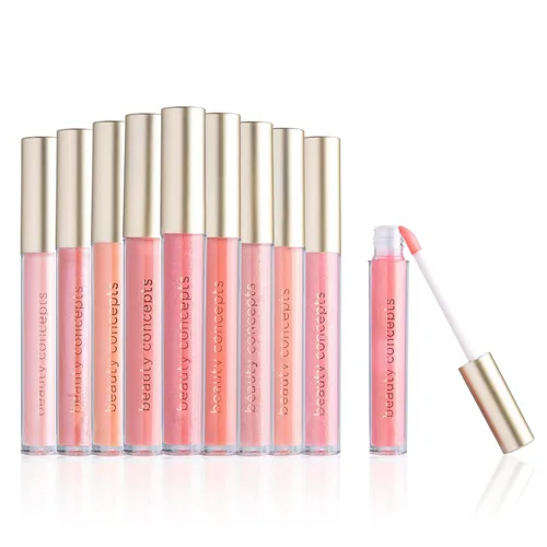 Miniatura 7 de Beauty Concepts - Colección de brillo de labios – Juego de maquillaje de labios brillante para un acabado radiante, neutro