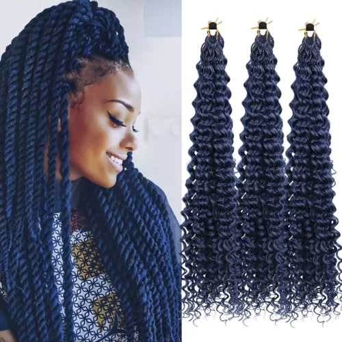 Miniatura 9 de 3 trenzas de ganchillo Passion Twist, cabello sintético preseparado para trenzar de 14 pulgadas, 3 paquetes de cabello trenzado pretrenzado