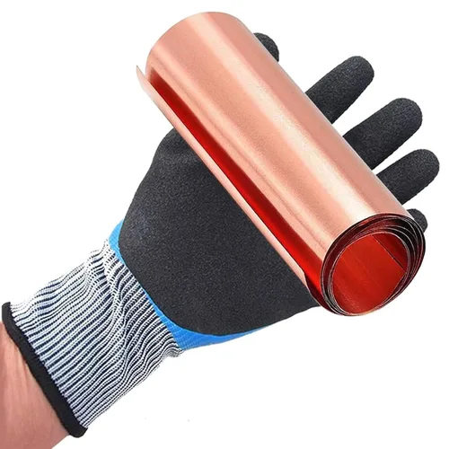 Rollo de hoja de cobre puro, 0.001 in x 3.937 in x 78.740 in, 99.9% lámina de cobre para joyería, manualidades, bricolaje, eléctrico