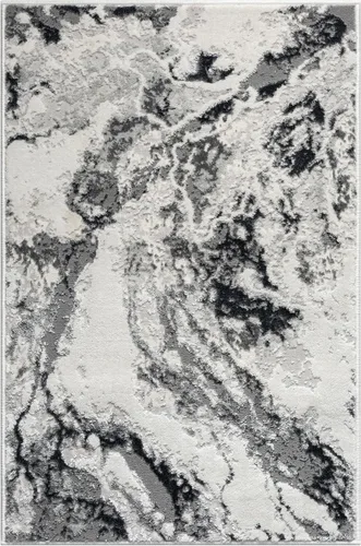 Miniatura 3 de LUXE WEAVERS Alfombra abstracta de mármol gris 2X3