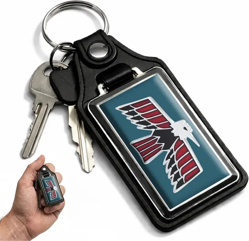 Miniatura 65 de Brotherhood Car Key Chain for Cutlass - Classic Models Keychain for Men and Women Gift Key Ring Azul alpino