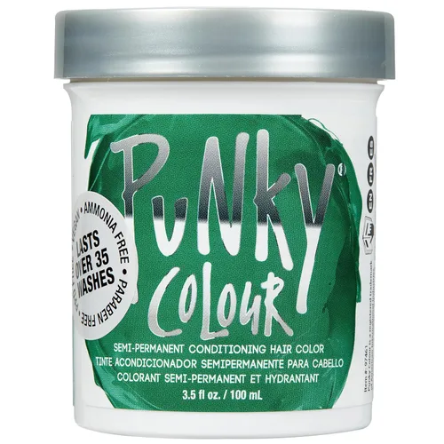 Punky Alpine Green Color Semipermanente para el Cabello - Tinte Acondicionador para el Cabello Vegano y Libre de Crueldad, Dura Hasta 35 Lavados,