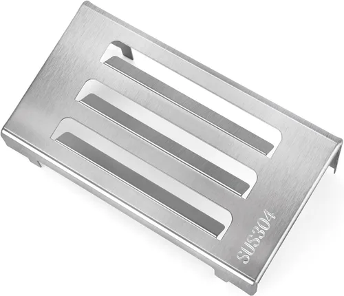 Miniatura 9 de QuliMetal 65505 Deflectores de calor para parrillas Weber Genesis serie 300 con pomos de control montados en la parte delantera, Genesis E/S-310