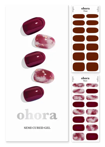 Miniatura 9 de ohora Juego de tiras de uñas de gel semicuradas (N Essential French Starter Kit) incluye lámpara de tamaño completo y mini removedor, calidad de N