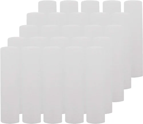 Tier1 Cartucho de repuesto de filtro de agua de sedimentos de polipropileno hilado para toda la casa de 10 micrones, 10 pulgadas x 2.5 pulgadas,