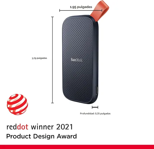 Miniatura 2 de SanDisk 1TB SSD portátil - Hasta 800MB/s, USB-C, USB 3.2 Gen 2, firmware actualizado - Unidad de estado sólido externa - SDSSDE30-1T00-G26