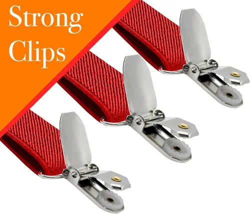 Miniatura 2 de trilece Adjustable Suspenders for Men and Women with Heavy Duty Strong Clips