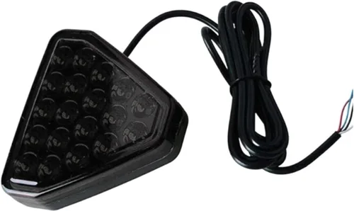 Lámpara de señal de freno F1 Estilo Triángulo Deportivo LED Luz antiniebla trasera Tercera lámpara de freno Luz estroboscópica de parada trasera