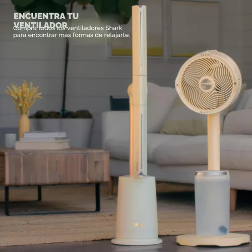 Miniatura 8 de Shark TurboBlade Ventilador de torre sin aspas ultra personalizable, pivotes, giros, oscila 180°, circula e impulsa el aire, 10 niveles de ruido +