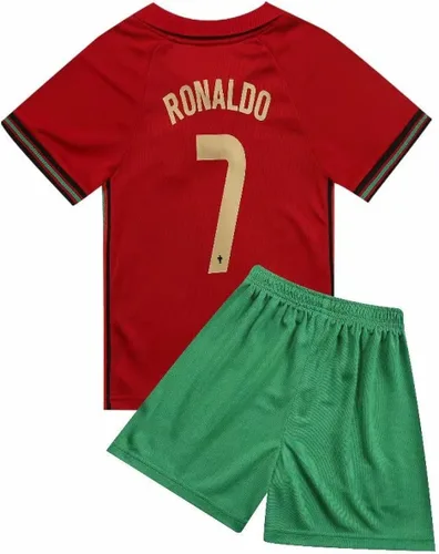 Uow Portugal No.7 - Kit de camiseta de fútbol americano para niños y jóvenes, regalo para fanáticos