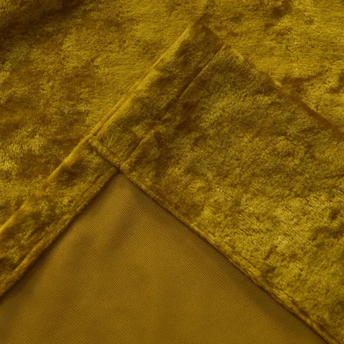 Miniatura 9 de Cortinas de Terciopelo Chartreuse Aplastado de Lujo Juego de 2 Paneles - 84 pulgadas de Largo para Oscurecer la Habitación Cortinas de Terciopelo