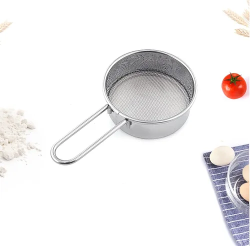Miniatura 6 de Colador pequeño, colador de harina, mini tamiz de harina pequeño para polvo de hornear, azúcar, café, pastas, té, tamiz de 2.6 pulgadas, 40