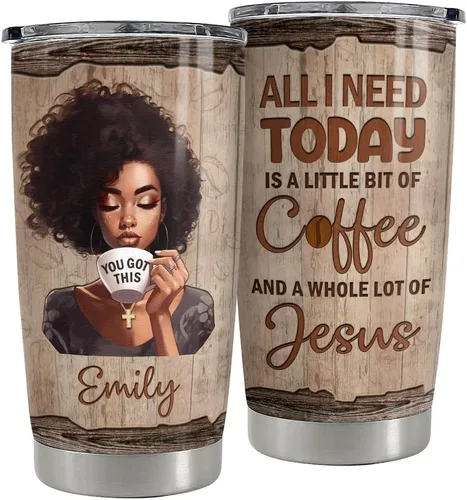 Miniatura 13 de SANDJEST Vaso personalizado de abeja con girasol de miel de 20oz 30oz con tapa, regalo para mujeres, niñas, hija, hermana, amantes de los animales