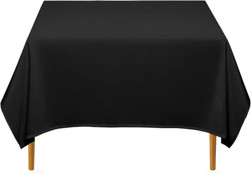 Miniatura 21 de Lann's Linens - Mantel cuadrado premium de 70 pulgadas para bodas/banquetes/restaurantes - Mantel de tela de poliéster - Blanco