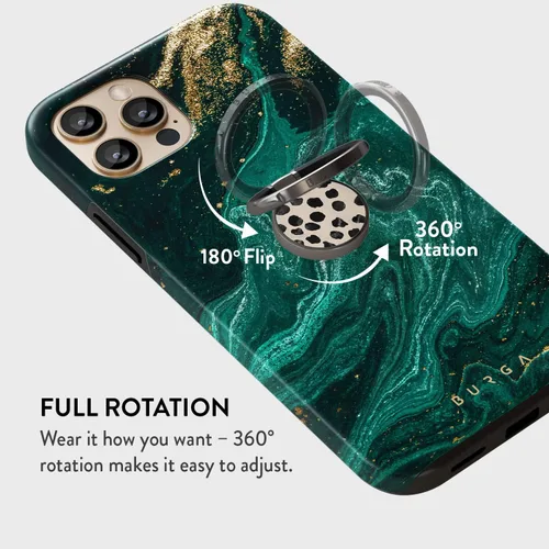 Miniatura 3 de BURGA Anillo para teléfono celular, agarre de soporte y soporte, agarre de teléfono para la parte posterior de la funda del teléfono inteligente