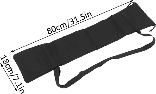 Miniatura 7 de Estuche de transporte universal para trípode, soporte de luz para fotografía, bolsa de cámara monopie con correa para el hombro, bolsa