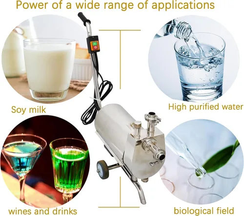 Miniatura 7 de TECHTONGDA Transferencia sanitaria del acero inoxidable de la bomba de la bebida de la categoría alimenticia de la bomba autocebante 3T/H